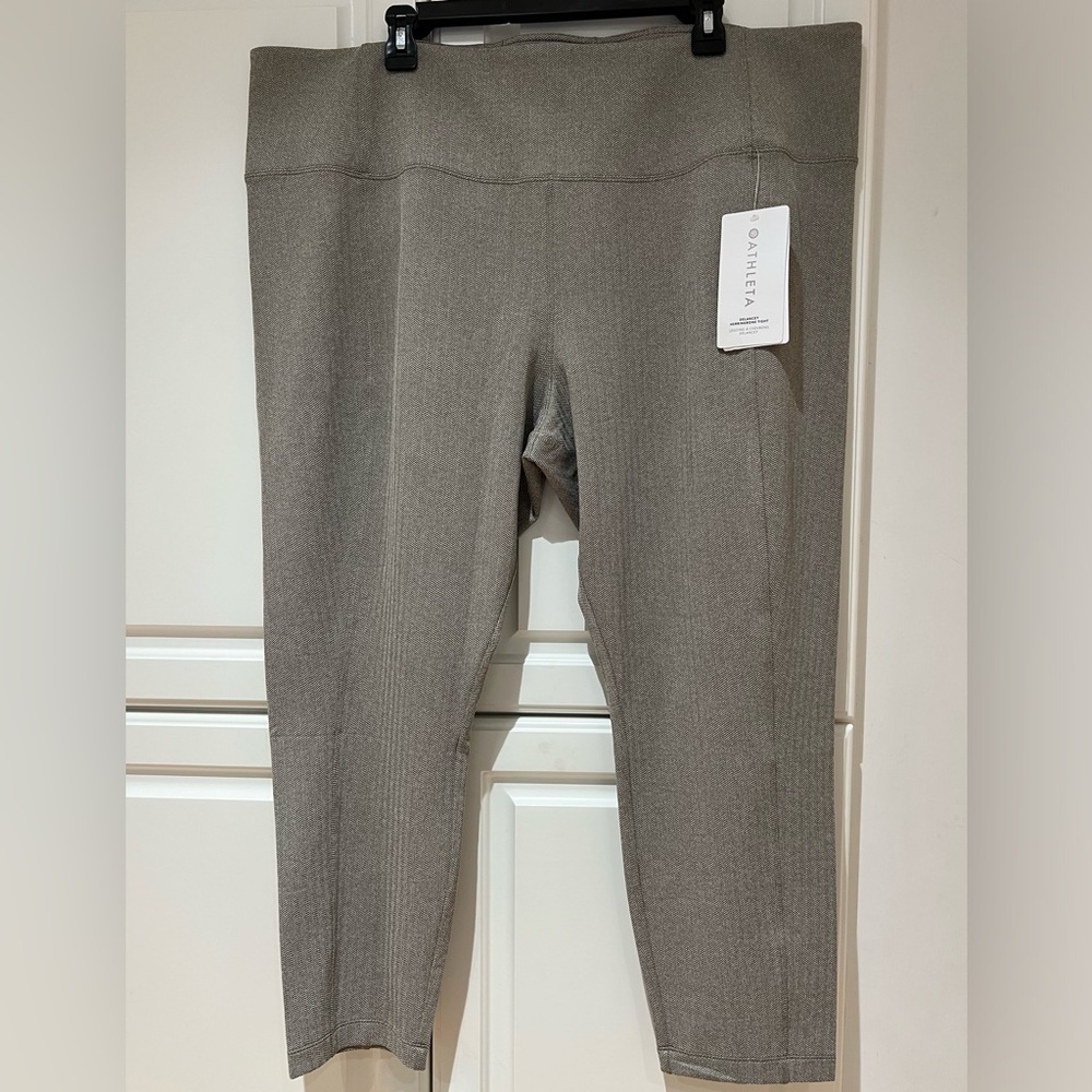 Athleta Delancey Herringbone Tight Leggings Pants Size 3X NWT